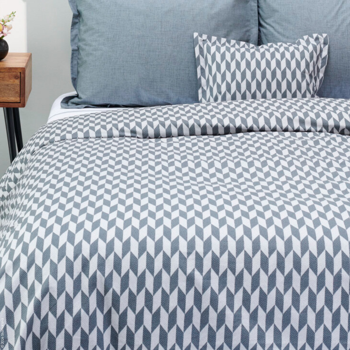 European Duvet Cover - Henry Grey