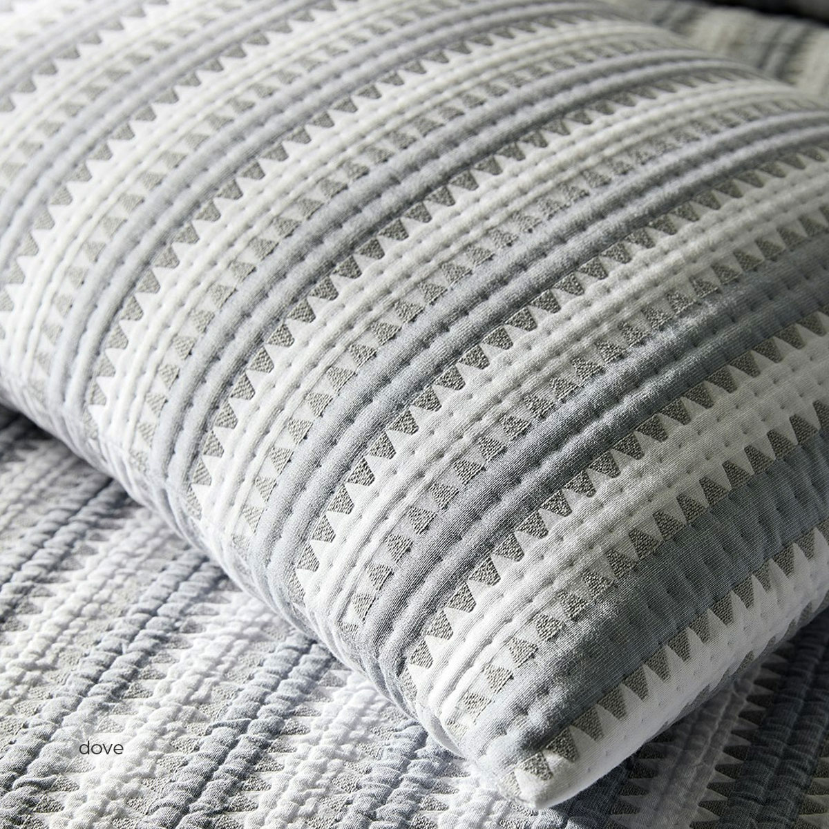 Apollo Stripe Matelassé Coverlet