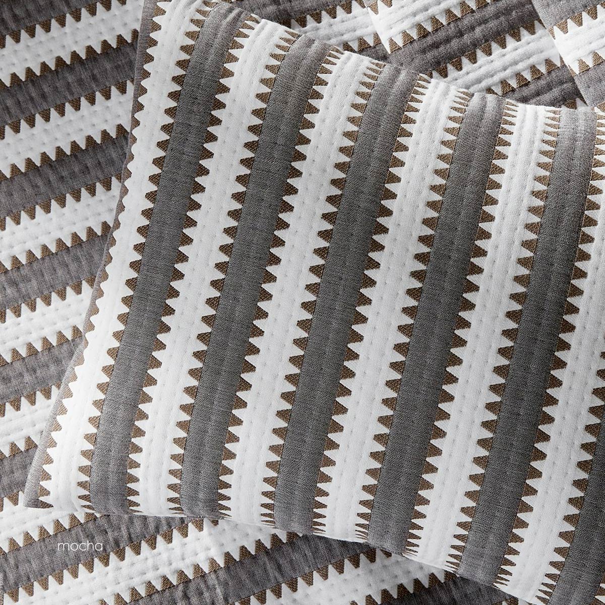 Apollo Stripe Matelassé Coverlet