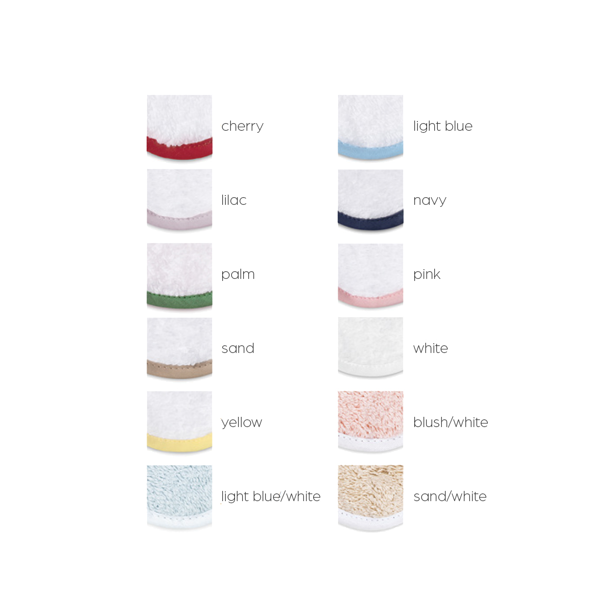 Cairo Scallop Towels & Mats Cairo Scallop Towels & Mats