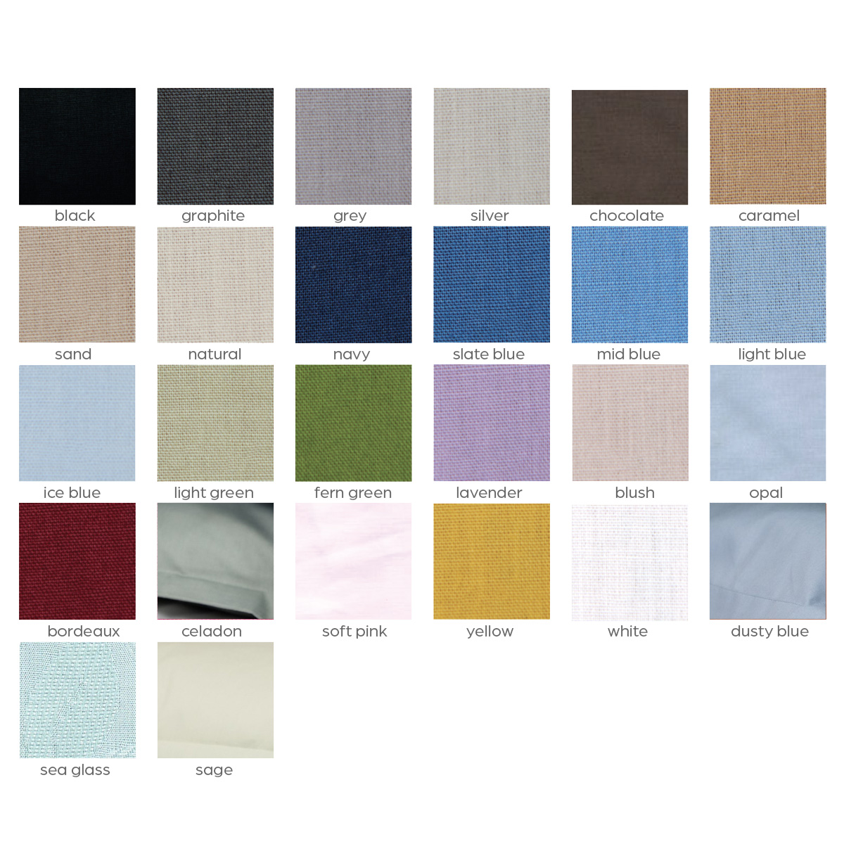 CAMILLA solid percale