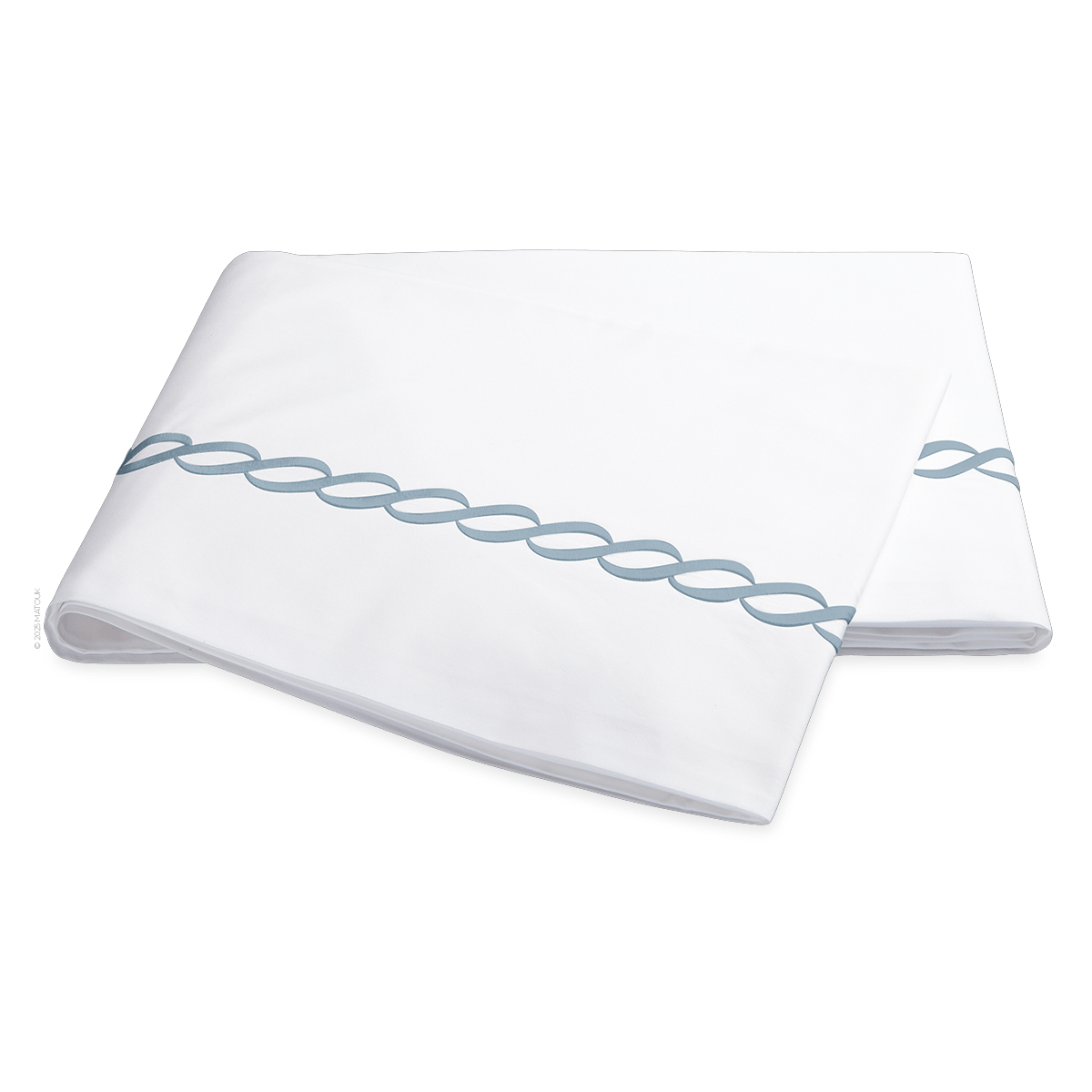 Classic Chain Percale Hazy Blue