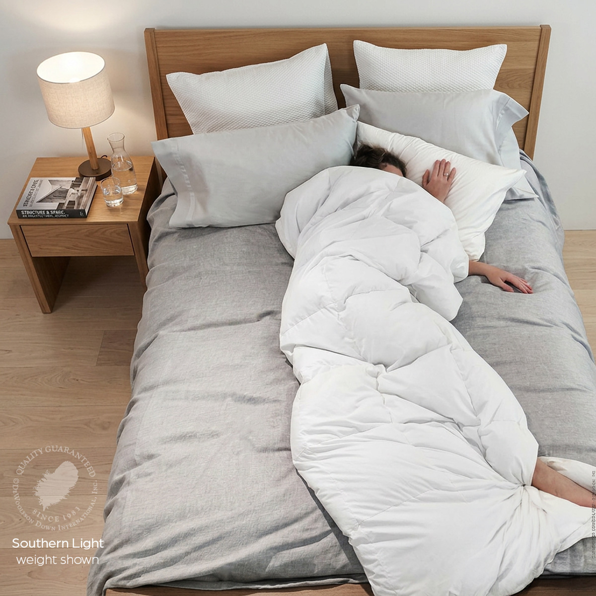 European Daunendecke 