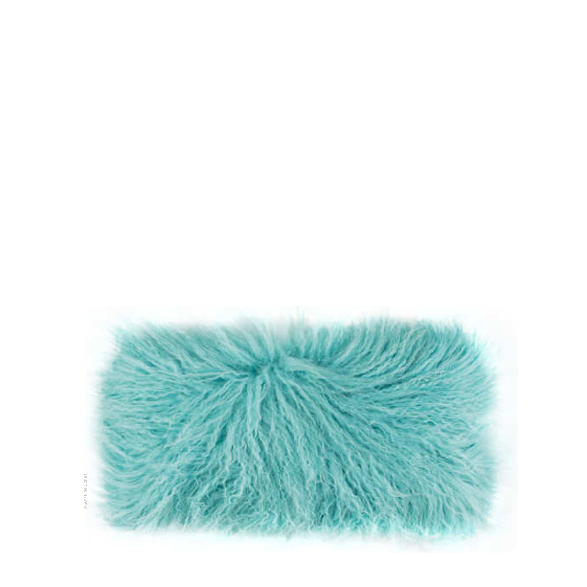 Longwool Tibetan Sheepskin Lumbar Decorative Pillow
