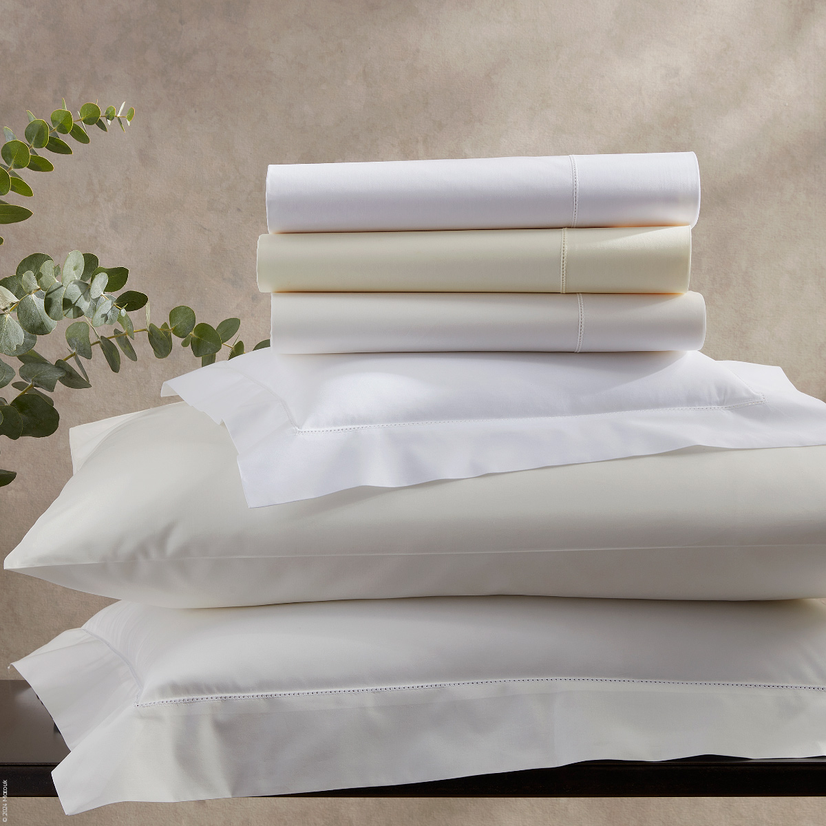 Luca Hemstitch Percale  Luca Hemstitch Percale