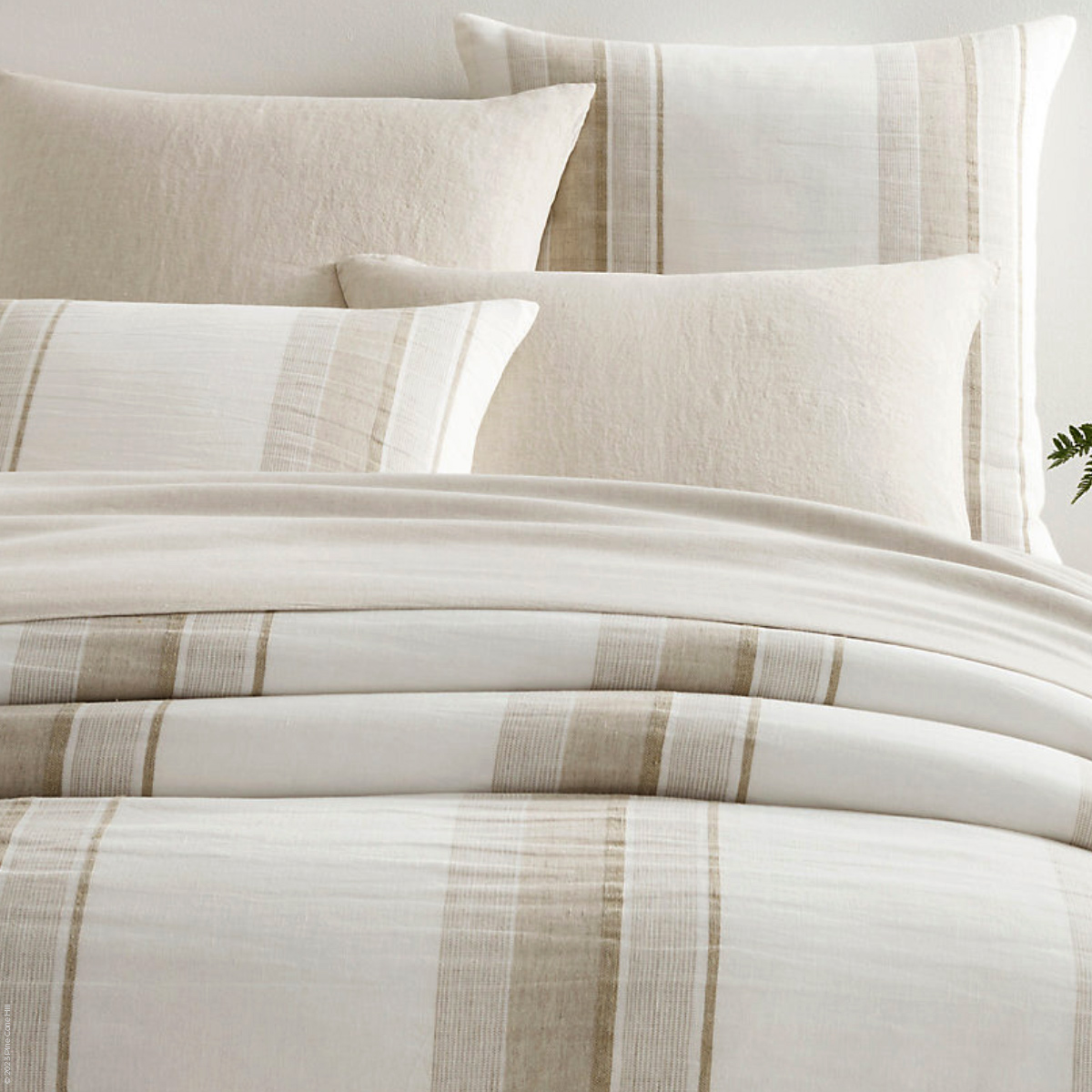 Napa Stripe Linen Duvet Cover
