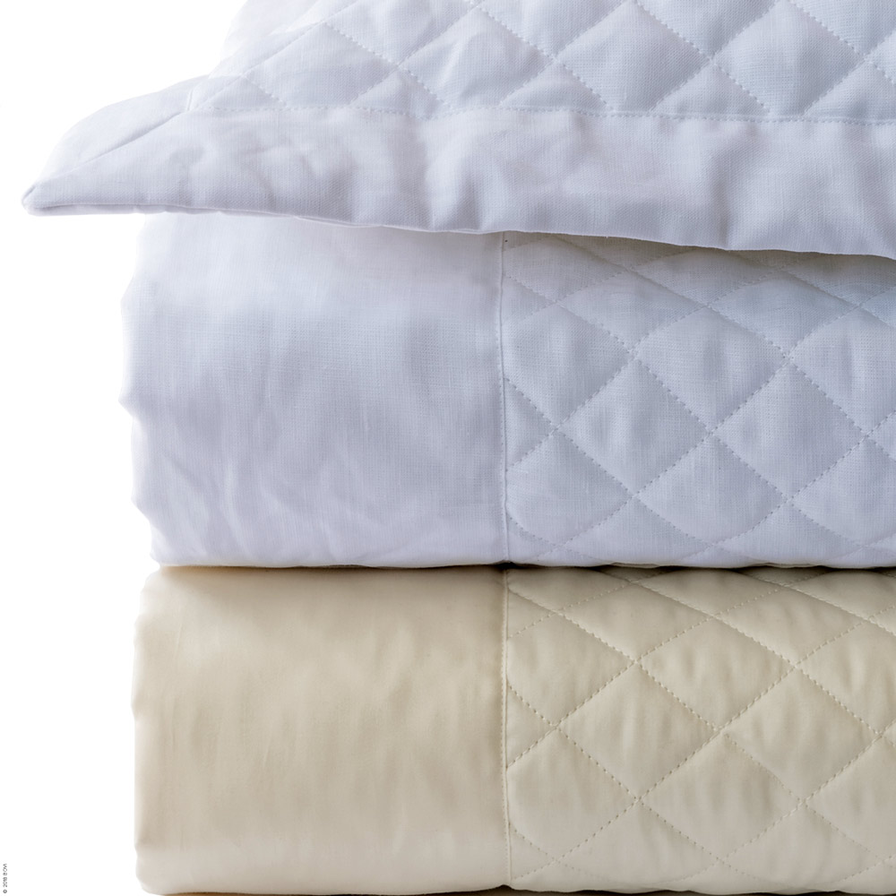 Simply Sateen Quilted Coverlet