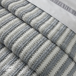 Apollo Stripe Matelassé Coverlet