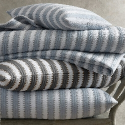 Apollo Stripe Matelassé Coverlet