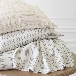 Lush Linen Stripe Duvet Cover