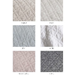 Washed Linen Quilted Coverlet
