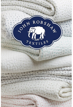 Print bed linens by John Robshaw
