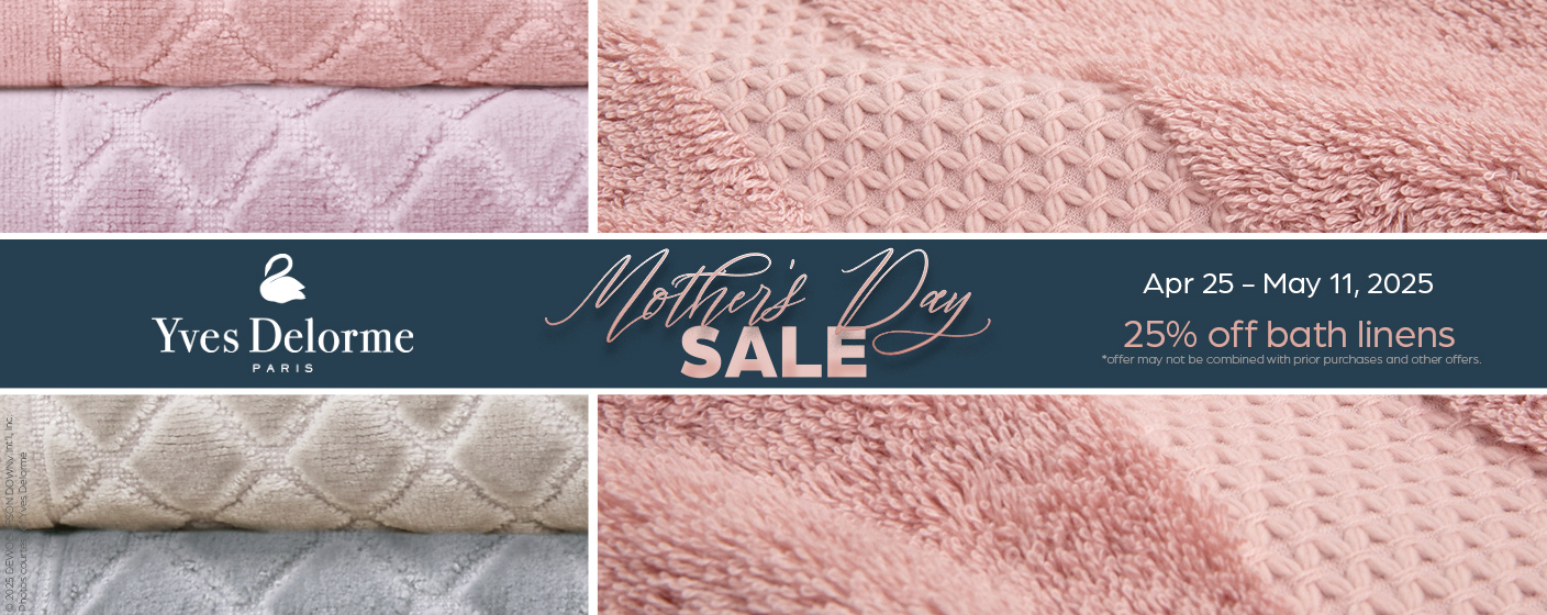 25% off French Bath Linens