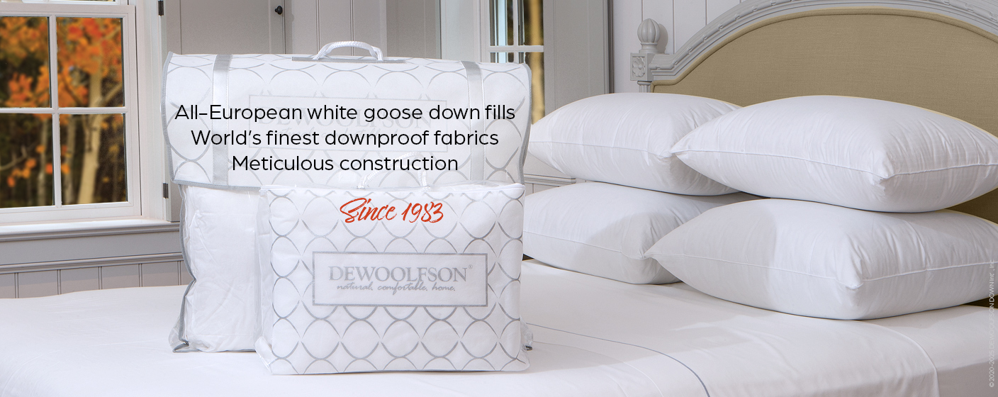 European-influenced down products by DEWOOLFSON