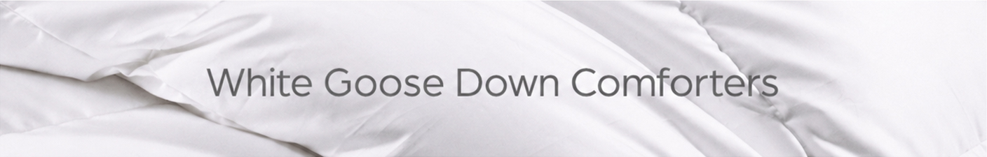 Down Comforters banner