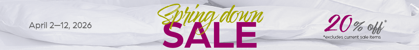 DEWOOLFSON Down Pillows banner