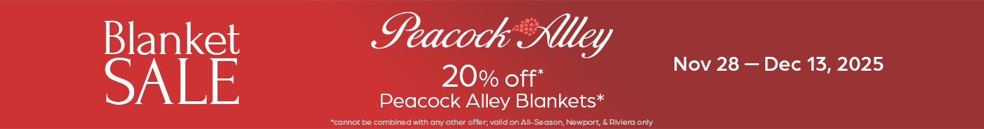 Peacock Alley Bed Linens banner