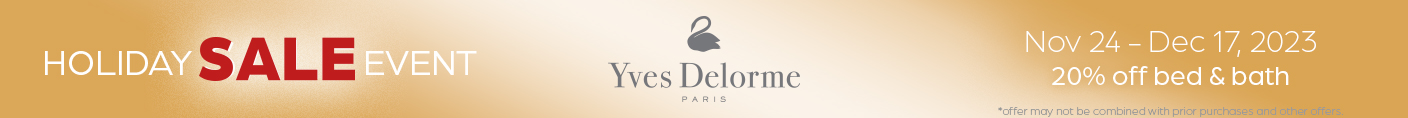 Yves Delorme Bath Linens banner